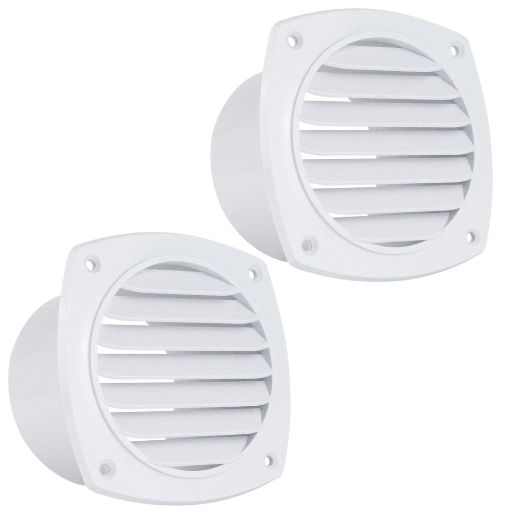 2X 7-Slotted Louvered Hose Vent for FO111-M2 (4-inch Hose Diameter)