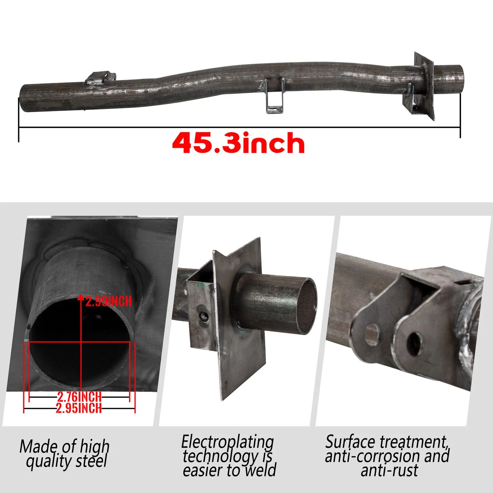 Rear Tank Support Bar Crossmember for Chevy Silverado/GMC Sierra 1500/2500 (1999–2010)