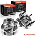 2X Wheel Hub & Bearing Assembly for Chevy Corvette 