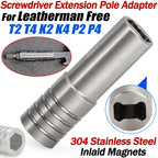 Screwdriver Extension Pole Adapter Sleeve for Leatherman Free K2 K4 T2 T4 P2 P4