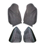 Set of 2 Front Seat Covers for Dodge Ram 1500 2500 3500 (1998–2002) Mist Gray