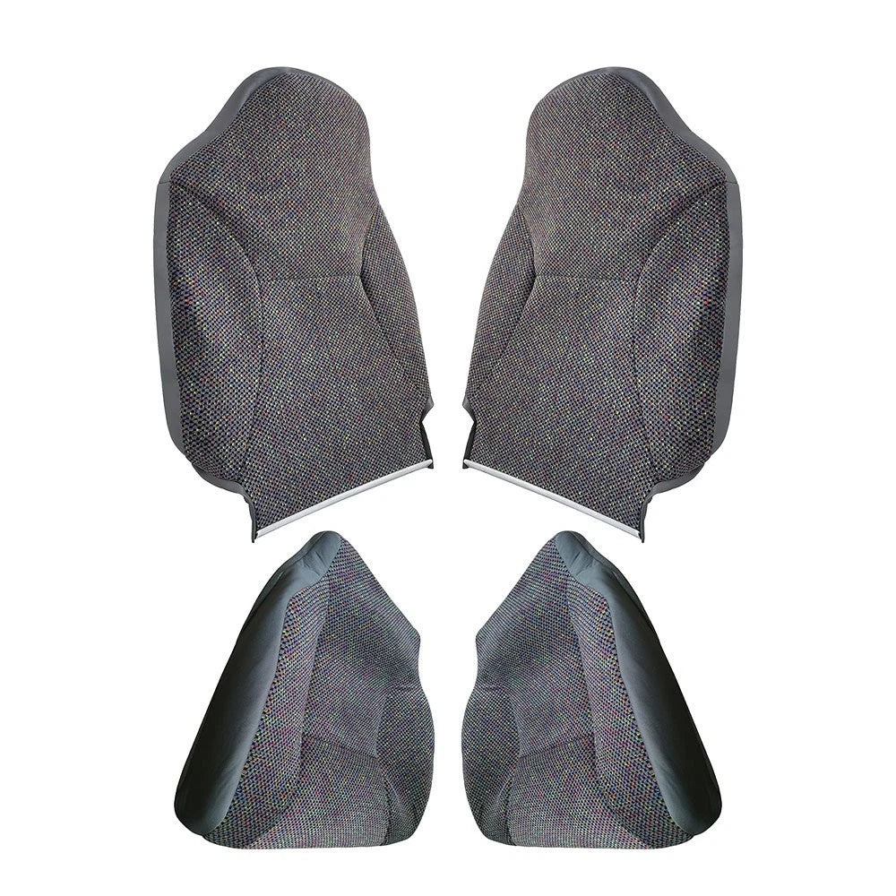 Set of 2 Front Seat Covers for Dodge Ram 1500 2500 3500 (1998–2002) Mist Gray