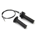 7/8" Motorcycle Black Handle Throttle Clamp Grip