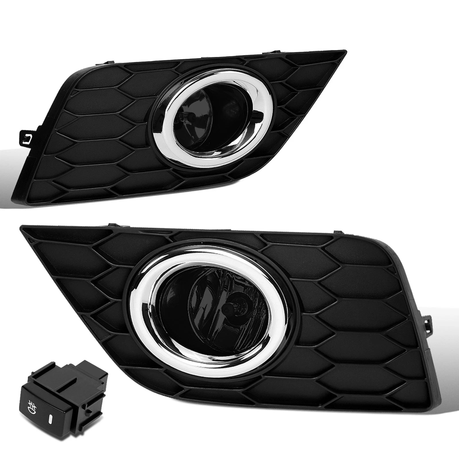 Fog Light Lamps with Bezels for Nissan Sentra (2016–2019)