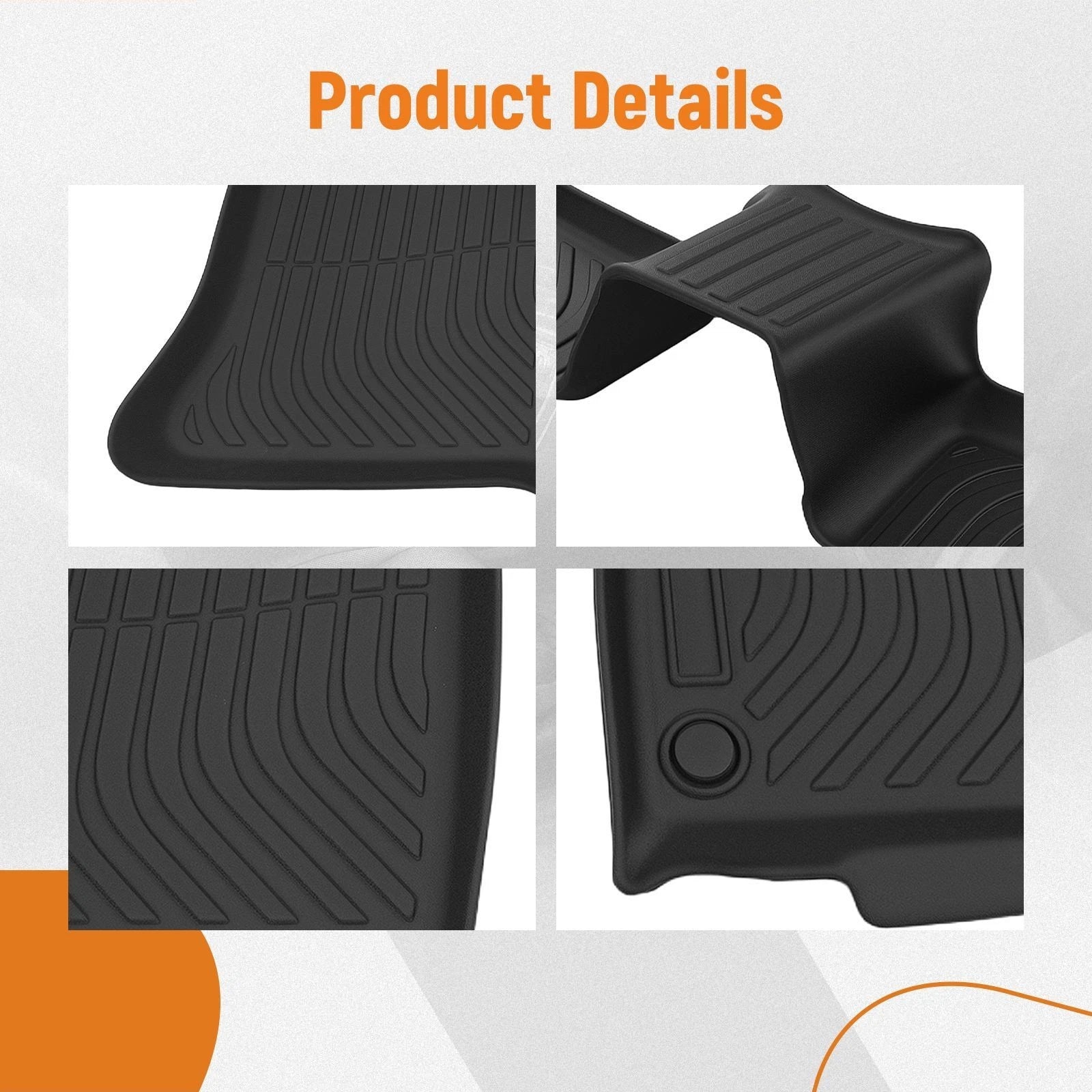 All-Weather TPE Floor Mat for Mercedes-Benz GLC (2023–2025) Non-Slip