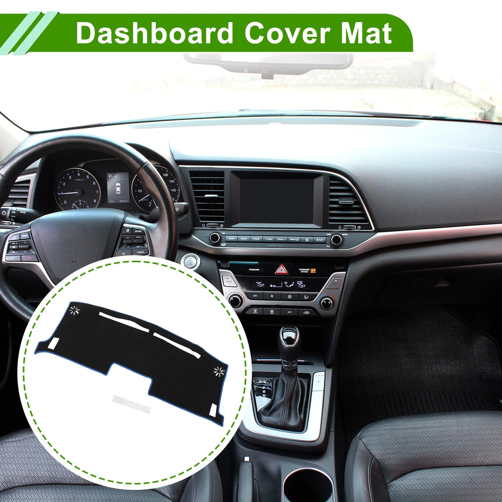 Dashboard Cover for Nissan Moco MG33S (2012–2018) Black Blue Anti-Slip
