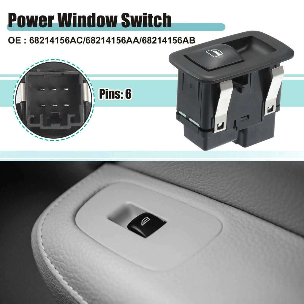 Power Window Switch for Ram 1500 2500 3500 (2019–2023) 68214156AC