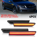 LED Smoke Fender Side Marker Lights for Acura TL (2004–2008)