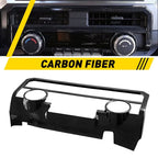 Carbon Fiber Look Center Air Outlet Vent Cover Trim for Toyota Tacoma (2024–2026)