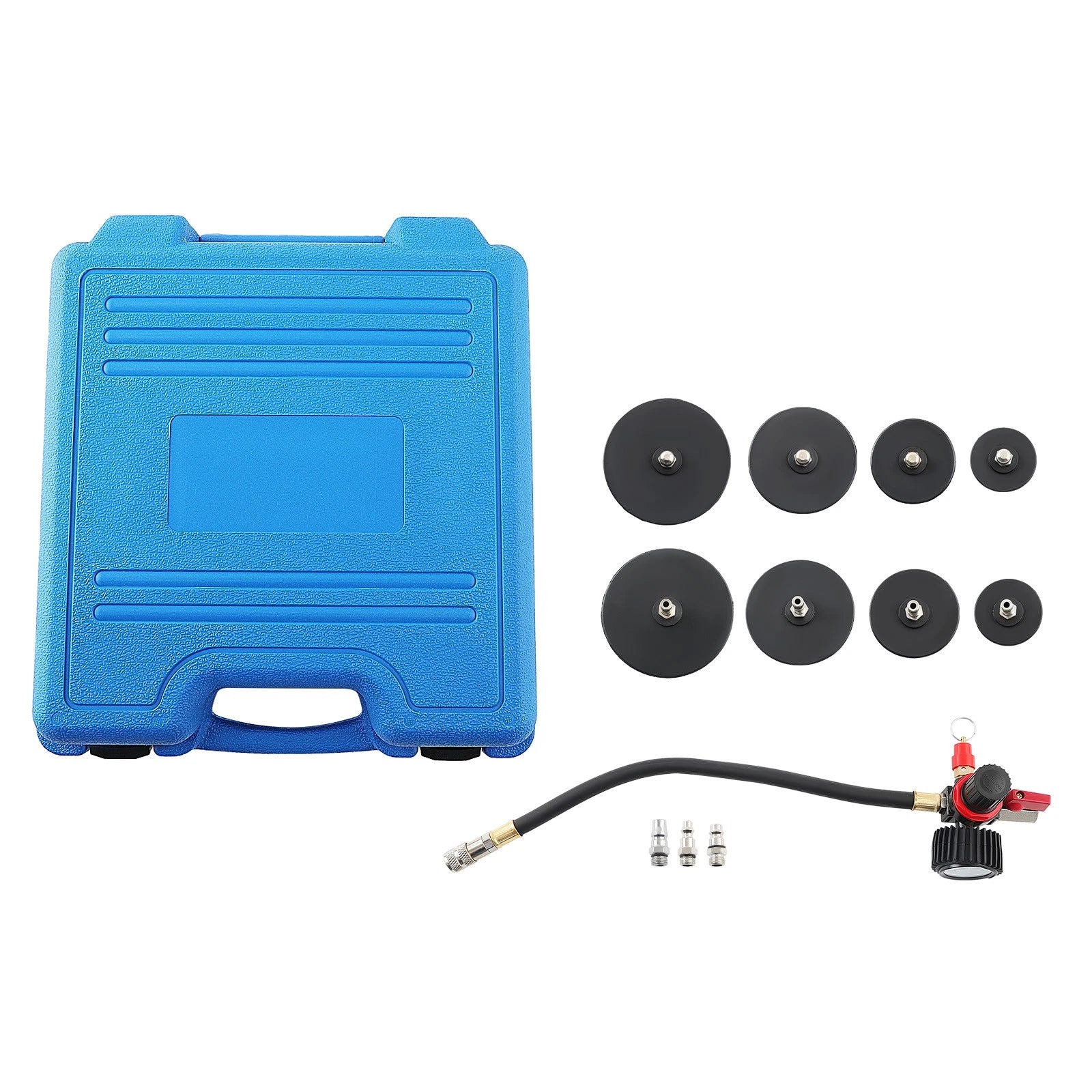 Turbo System Leakage Tester Set of 4 with 35, 40, 45 mm Stepped Adapters
