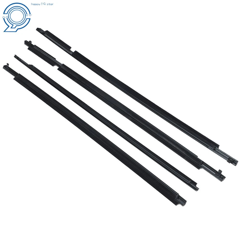 Set of 2 Window Weatherstrip Sweep Belt Outer for Toyota RAV4 (2006–2008)