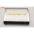 Fuse Box Cover w/Orange Carbon Fiber 'Corvette' Inlay for 2014-2019 Corvette Z06