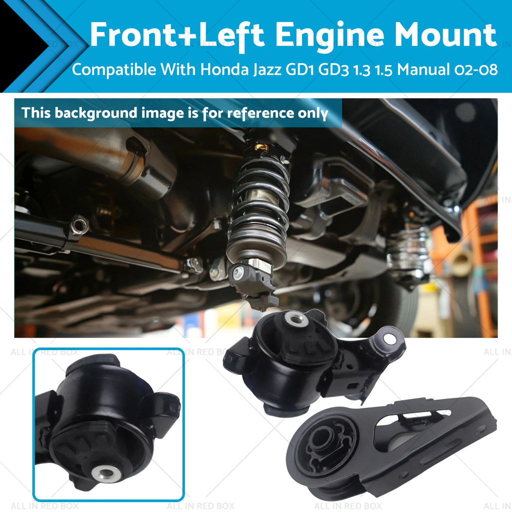 Engine Mount Front Left for Honda Jazz GD1 GD3 L13A1 L15A1 (2002–2008)