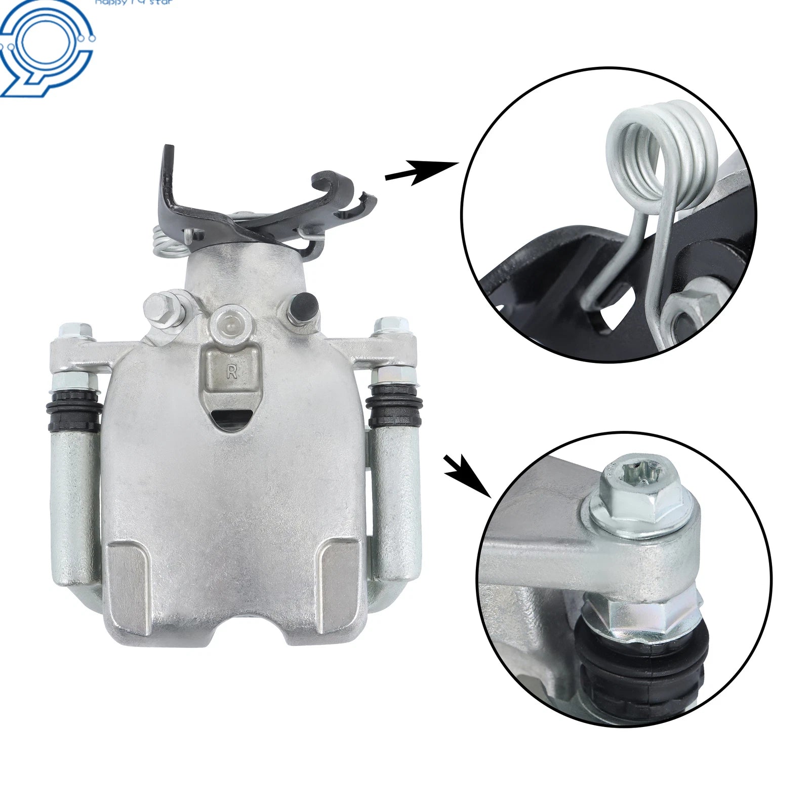 Rear Right Brake Caliper for Chevrolet Impala Malibu Buick Regal Cadillac (2014–2020)