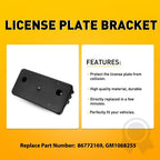 Front License Plate Holder Mount Bracket for Chevrolet Silverado 1500 (2022–2024)