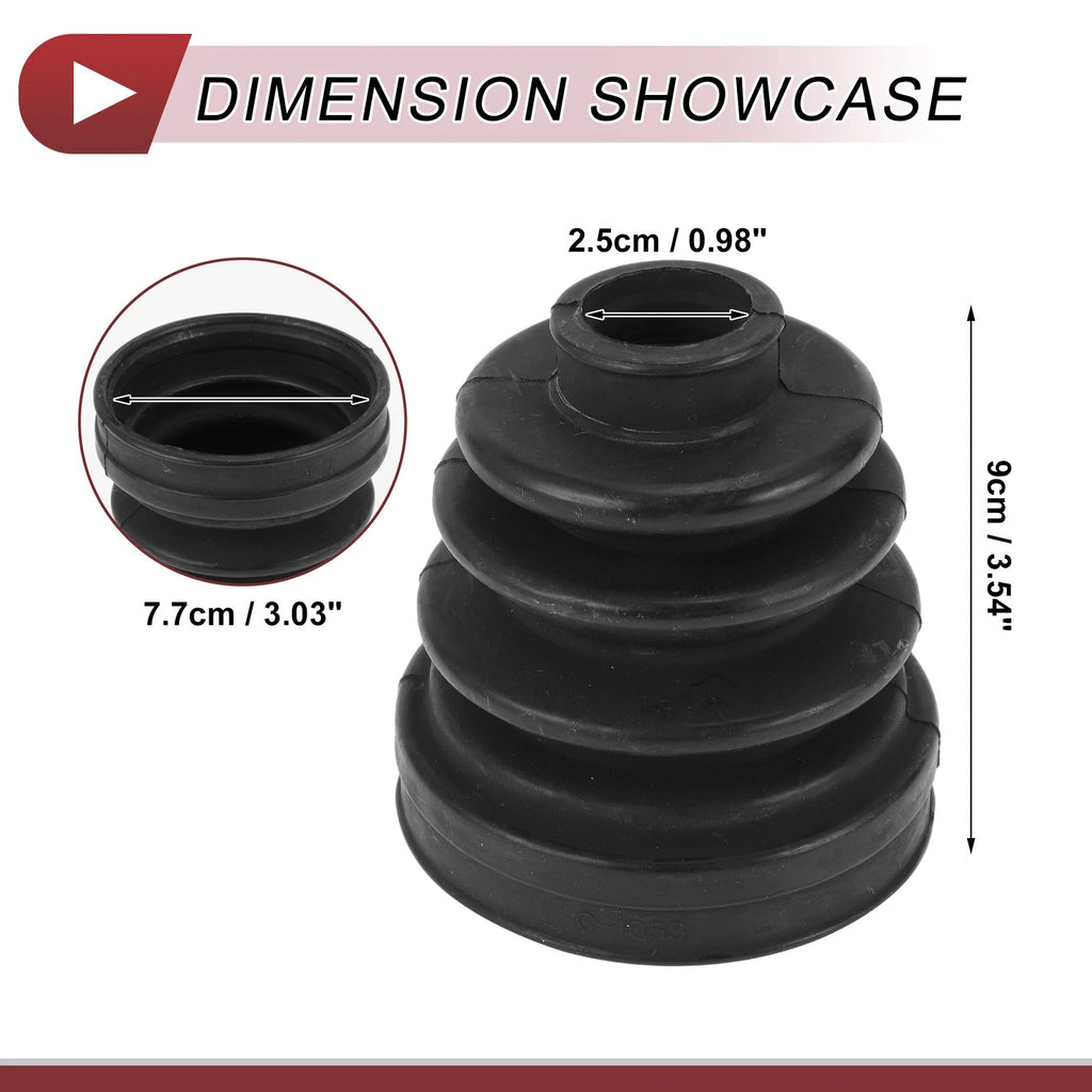 Inner CV Joint Boot Kit with Clamps for Honda CR-V (2012–2014) No.44017T0AA00