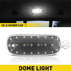 LED Overhead Dome Light Panel + Lamp Cover for Dodge Ram Durango Jeep Commander (2002–2009)