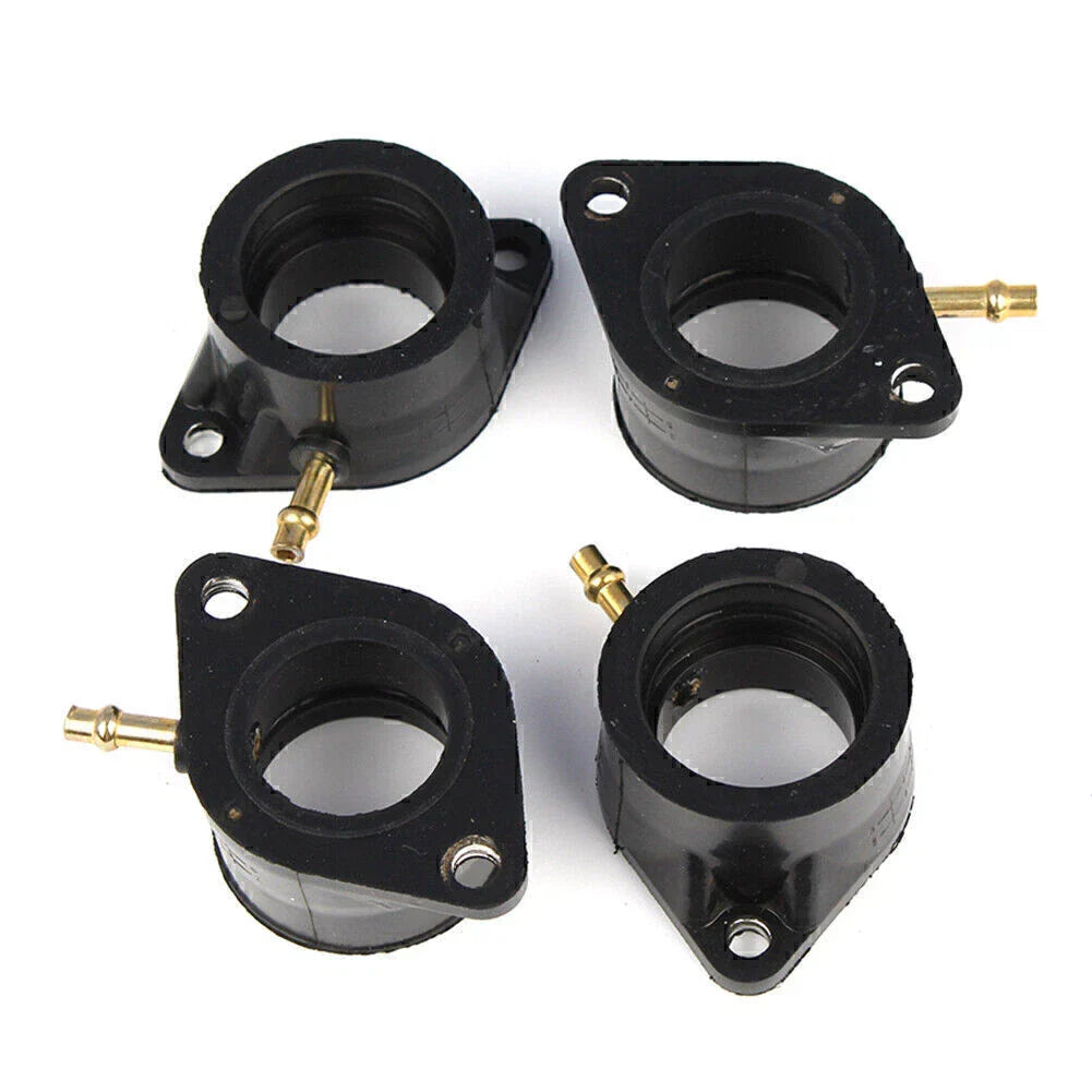 4 Pcs Carburetor Intake Manifold Boots for Kawasaki KZ1000 KZ1100 (1977-1983)