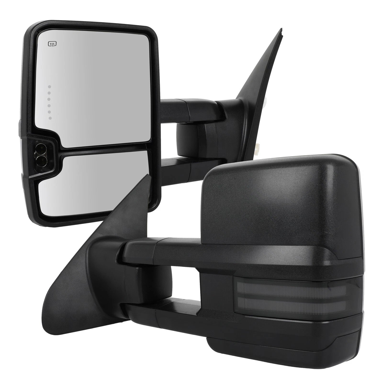 Towing Mirrors for Toyota Tundra (2007–2017) Power Heated Running Signals Black
