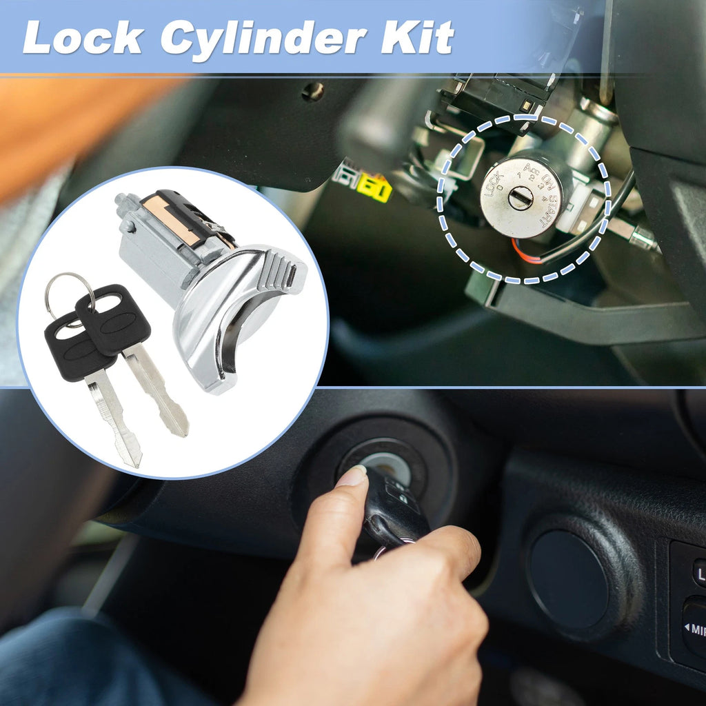 Ignition Lock Cylinder w/ 2 Key for Ford E-150 E-250 (1992–1995) No.F1AZ11582A