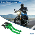 Adjustable Short Brake Clutch Levers for Honda VFR750 (1991–1997) Green 1 Pair