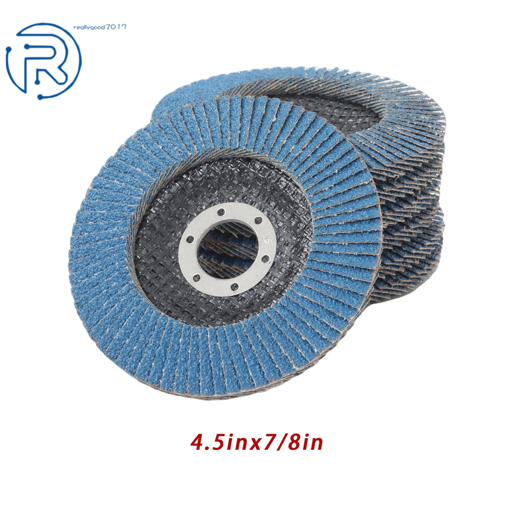 20PCS 60 Grit T29 Ceramic Flap Disc for Grinding Sanding Wheel (4.5"×7/8")