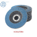 20PCS 60 Grit T29 Ceramic Flap Disc for Grinding Sanding Wheel (4.5"×7/8")