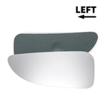 Left Lower Side Mirror Glass w/ Adhesive for Nissan Opel Renault 
