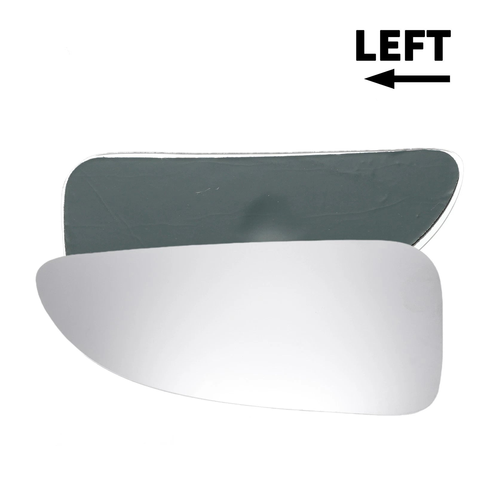 Left Lower Side Mirror Glass w/ Adhesive for Nissan Opel Renault 