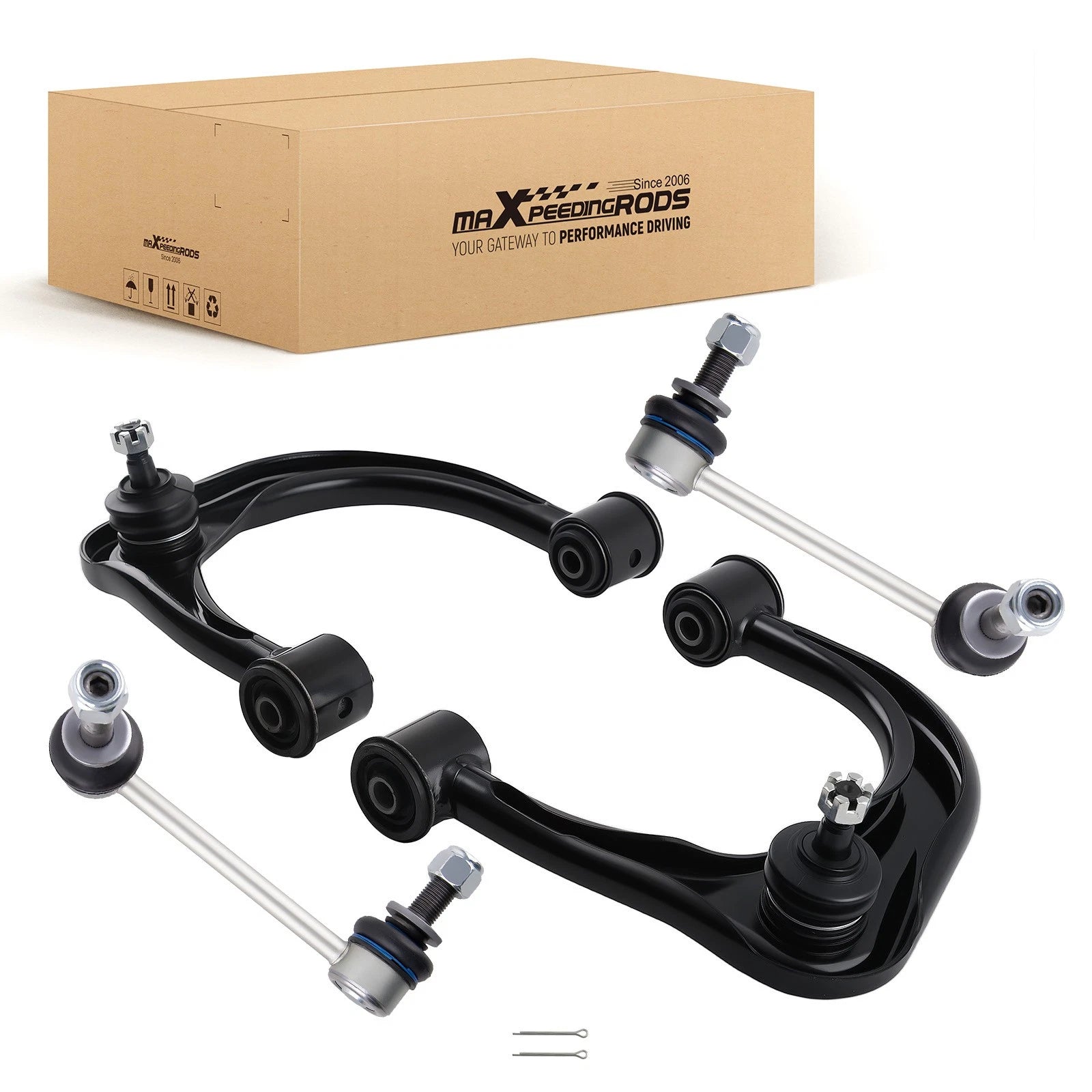 Front Upper Control Arms w/Ball Joint Sway Bar Link for Toyota 4Runner (2003–2022)