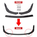 Front Bumper Lip Kit Spoiler for Toyota Camry SE XSE (2021–2024)