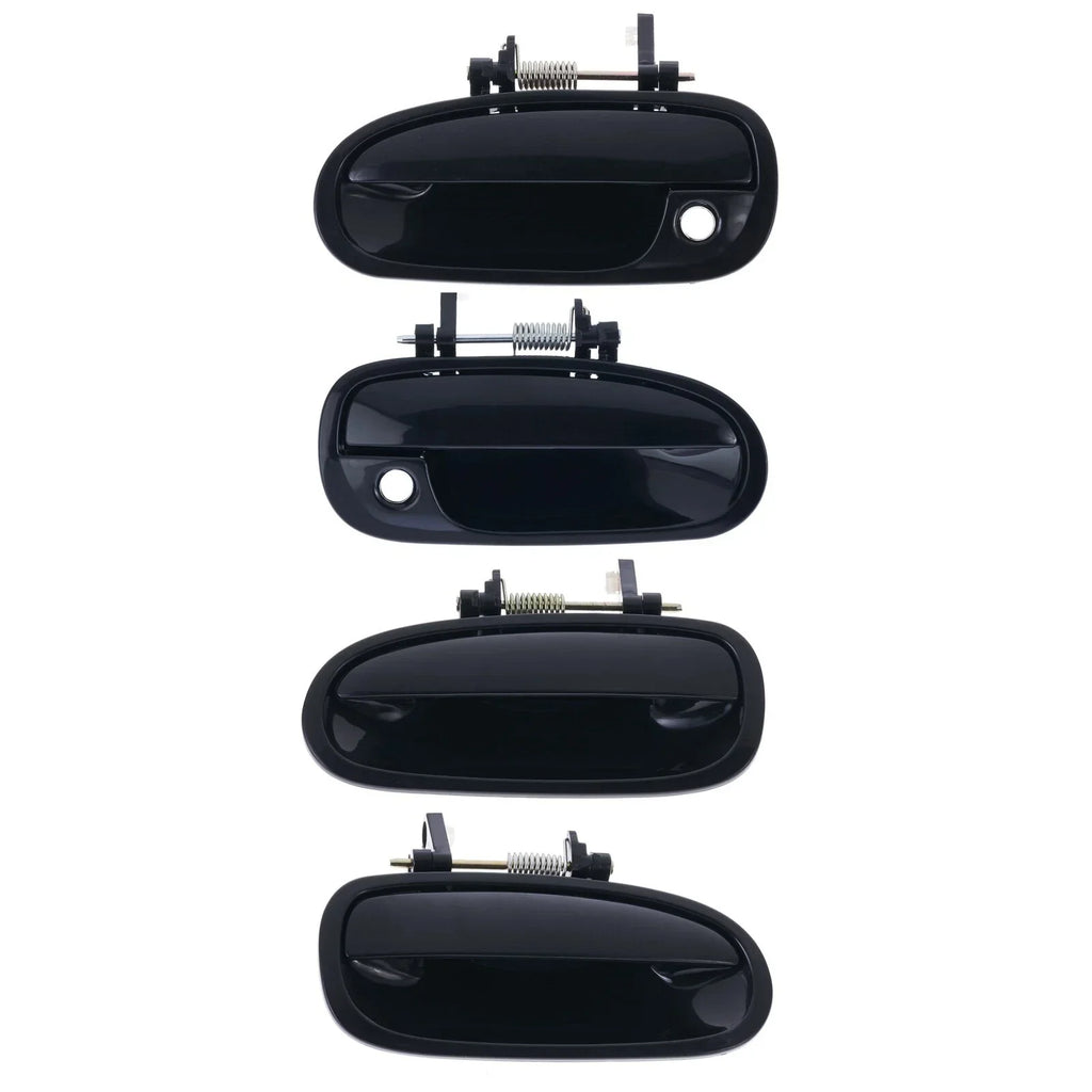 4pc Front/Rear Outer Door Handle Black for Honda Civic EK (1996–2000)