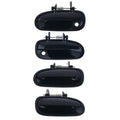 4pc Front/Rear Outer Door Handle Black for Honda Civic EK (1996–2000)