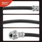 2X Front Brake Hydraulic Hose for Chevrolet W4500 Tiltmaster (1999–2004)
