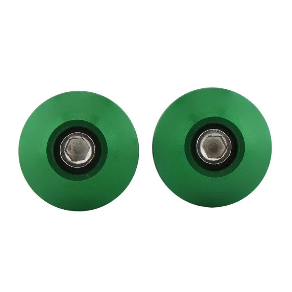 Green 7/8" Dirt Bike Handlebar End Grips Caps Plugs Slider