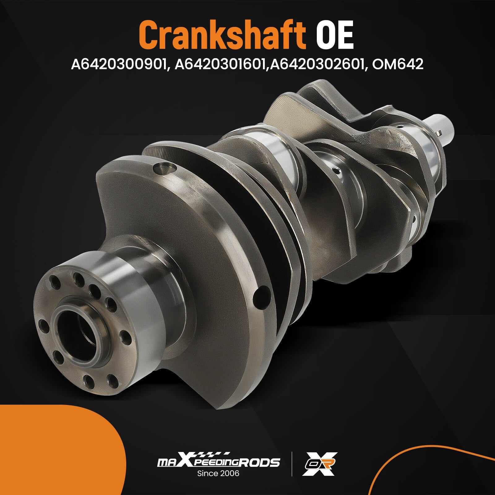 Crankshaft for Mercedes-Benz Sprinter C-Class (3.0 CDI OM642 V6 Diesel)