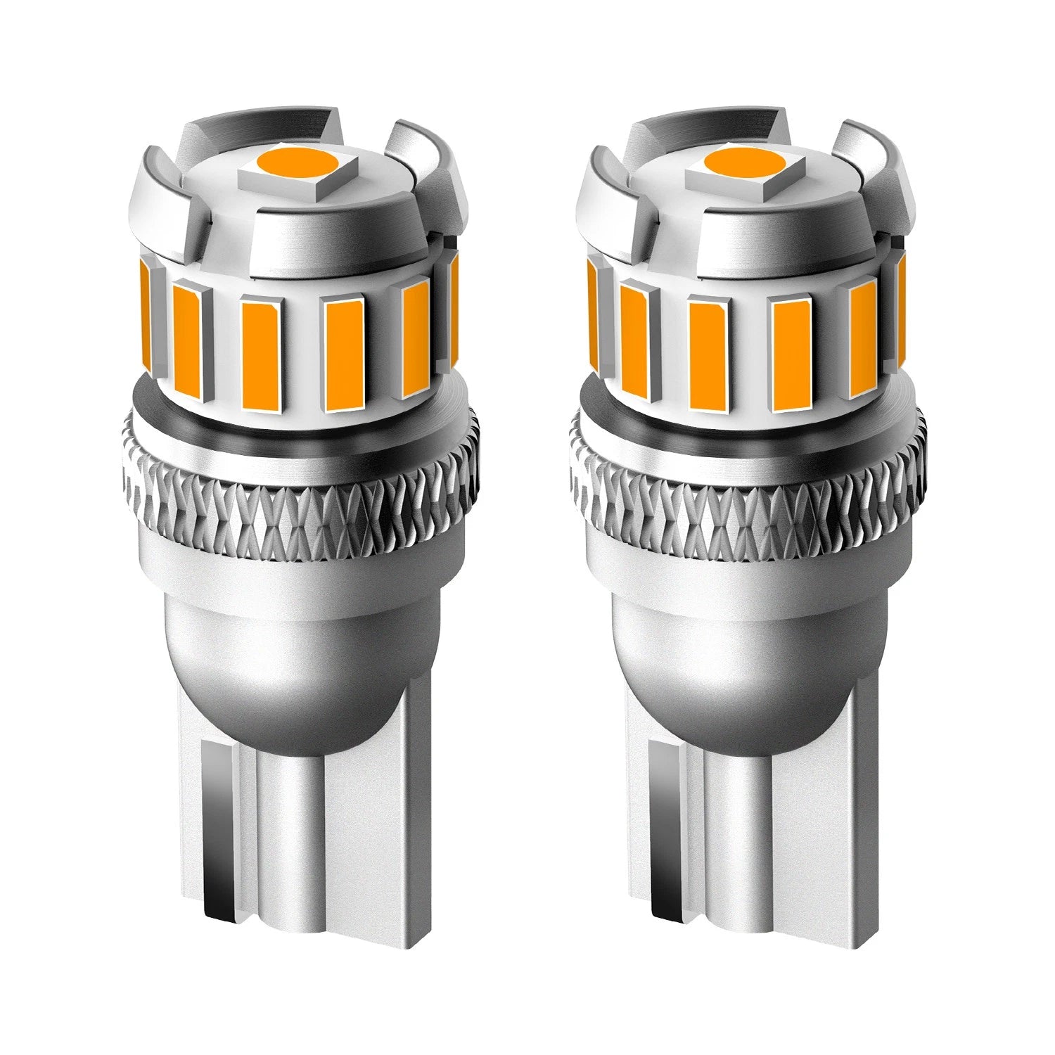 2X AUXITO LED Amber 168 194 921 License Parking Marker Light Bulbs 2825 175 T10