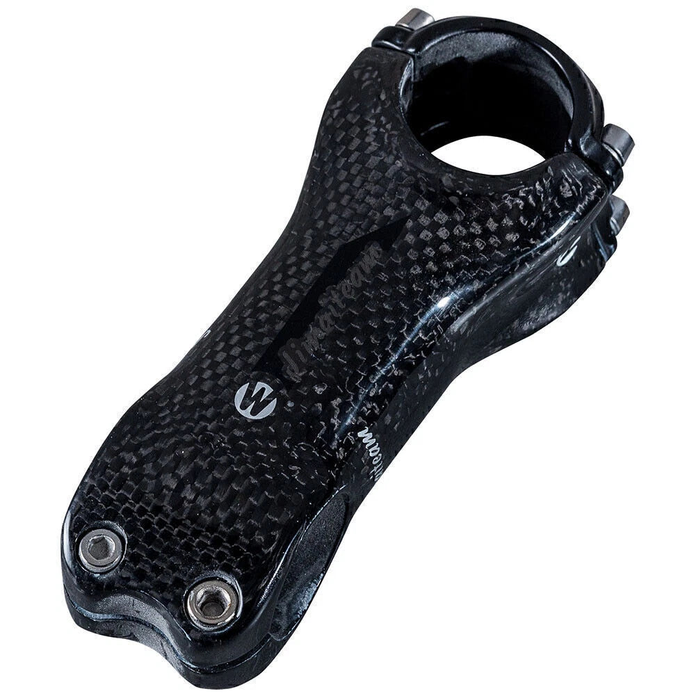 Carbon Fiber Handlebar Mount Clamp Stem for MTB Road Bike (T800 3K)