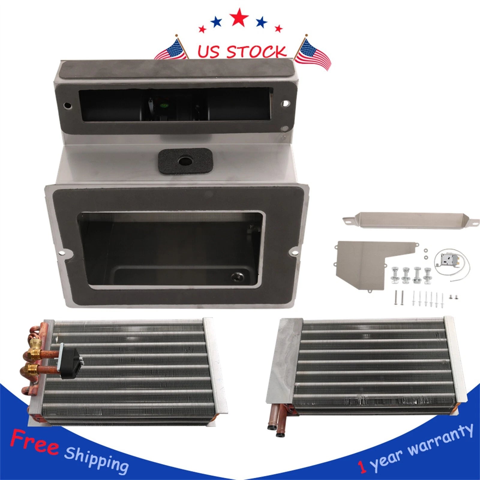 Stainless Steel AC Heater Assembly for Kenworth W900 W900B T600 T800