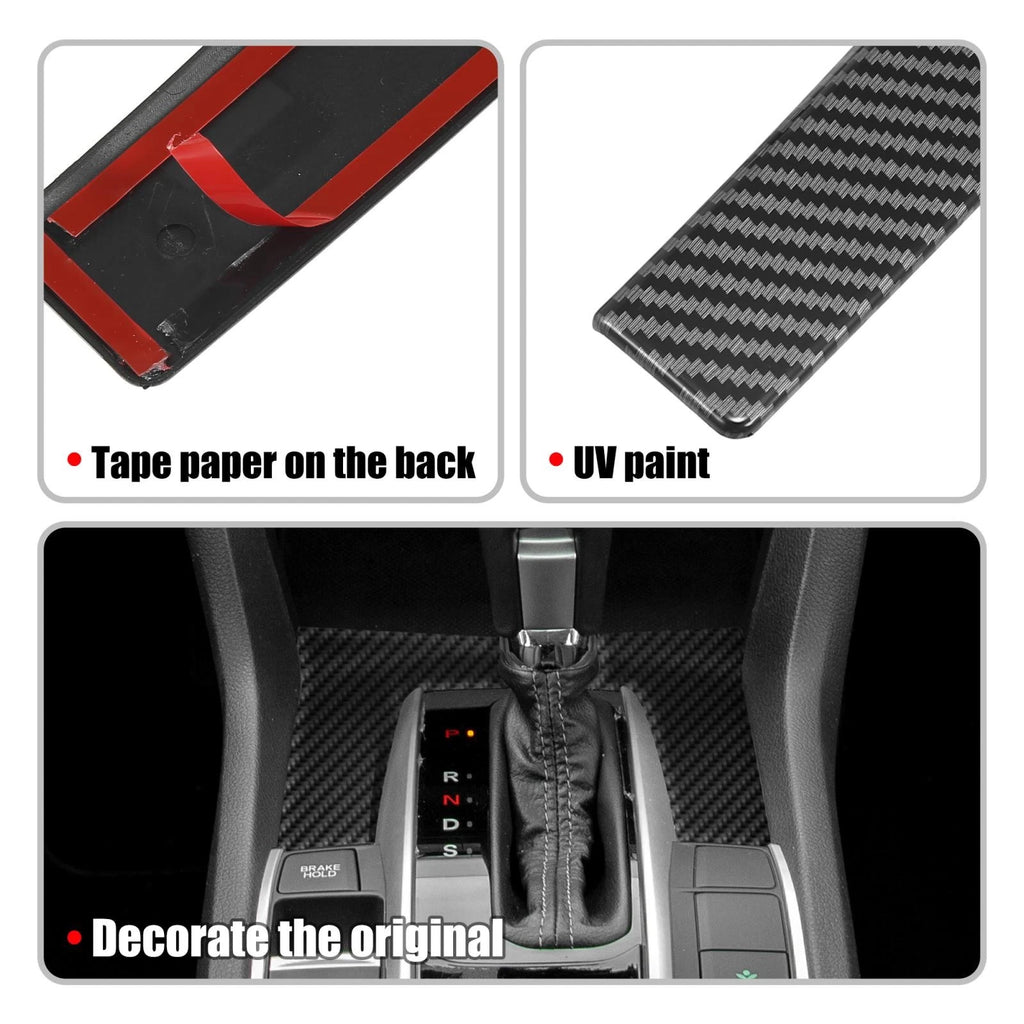 Gear Panel Trim Shift Box Cover Decal for Honda Civic (2016–2021)