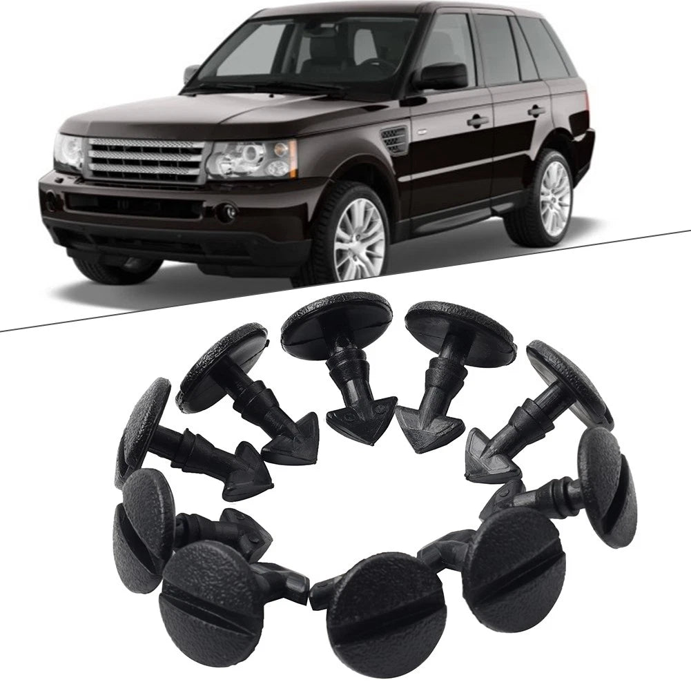 10Pcs Rear Bumper Towbar Cover Clips for Land Rover Range Rover (2005–2016)