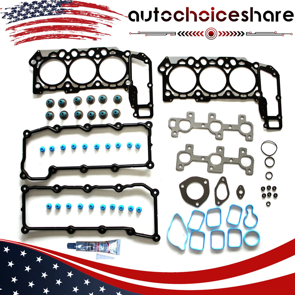Head Gasket Set for Dodge Ram 1500, Jeep Grand Cherokee, Liberty, Dakota (3.7L)