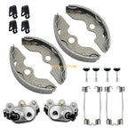 Front Brake Wheel Cylinders W/Shoes for Honda TRX300 FourTrax 1988–1992