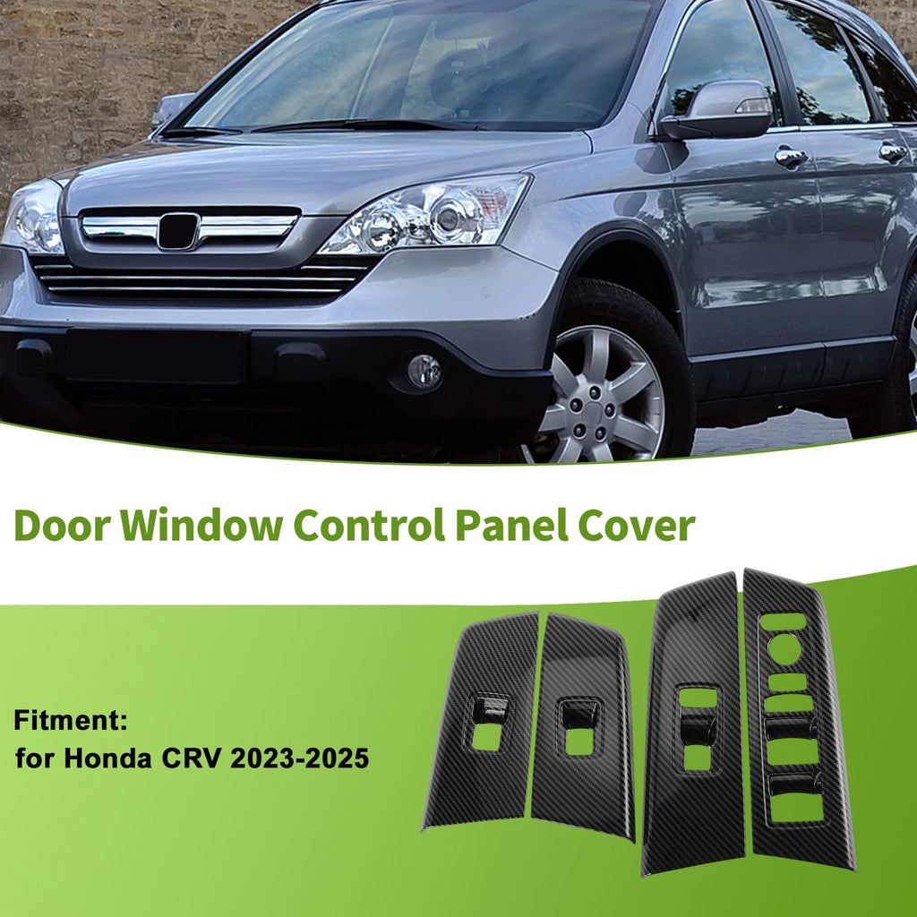 4Pcs Window Switch Bezel Cover for Honda CR-V (2023–2025)