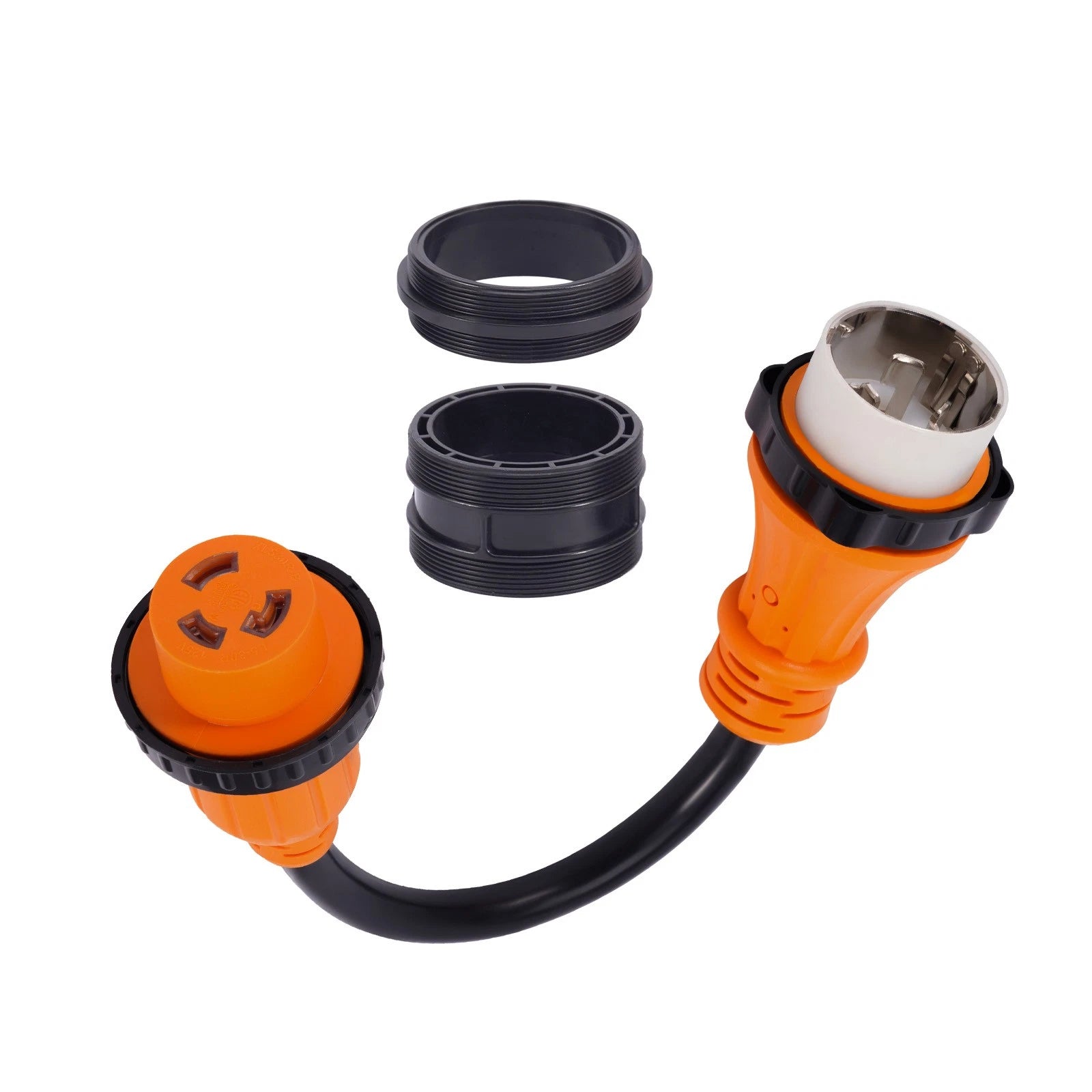Splitter Adapter Cord SS2-50P to L5-30R for Heavy-duty Marine (50A to 30A)