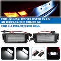 LED License Plate Light 2x for Hyundai Ioniq, Veloster, Genesis Coupe, Rio