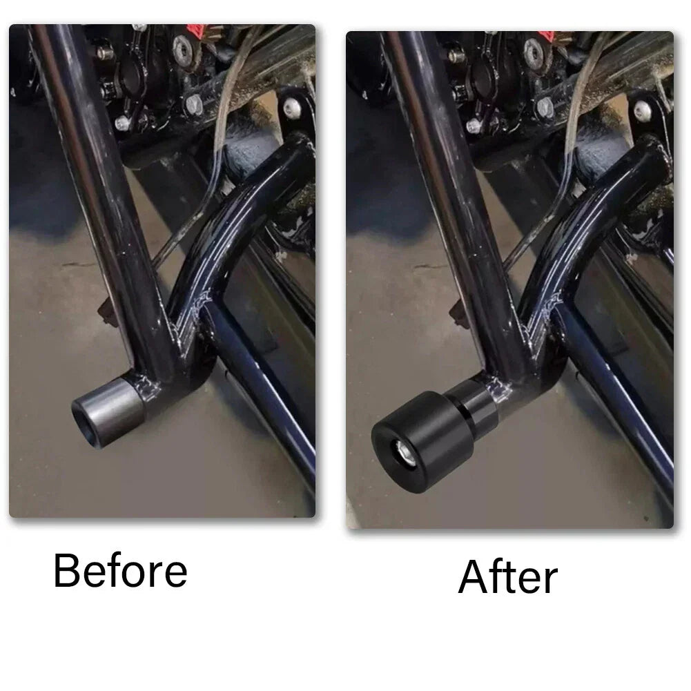 Engine Guard Crash Bar End Screw Bolt for Harley M12 Black
