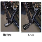 Engine Guard Crash Bar End Screw Bolt for Harley M12 Black