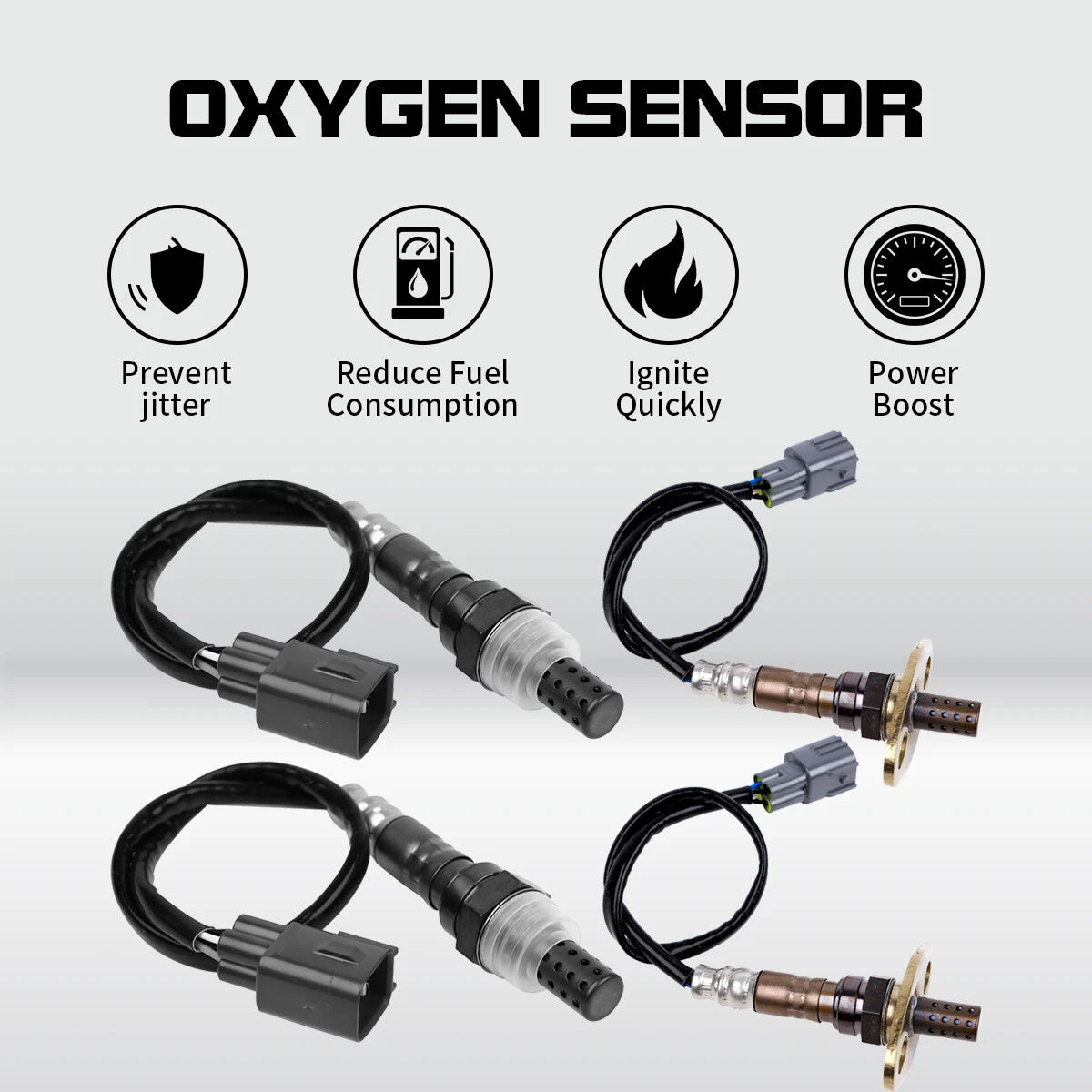 Set of 4 O2 Oxygen Sensors for Toyota Tundra 4.7L V8 (2000–2004)