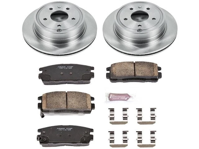 Rear Brake Pad and Rotor Kit for Suzuki XL7 (2007–2009) BB566MJ